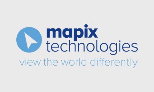 Mapix technlogies logo and strapline