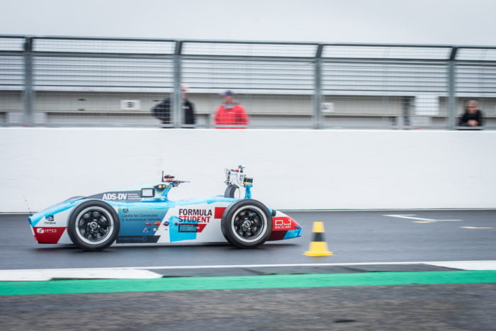 EUFS winning autonomous race car