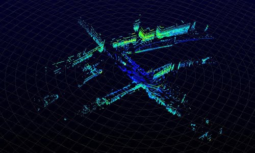 Mapix Lidar test area, Leith