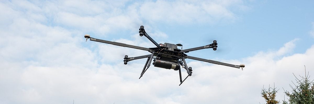 Lidar applications UAV survey and mapping Routescene