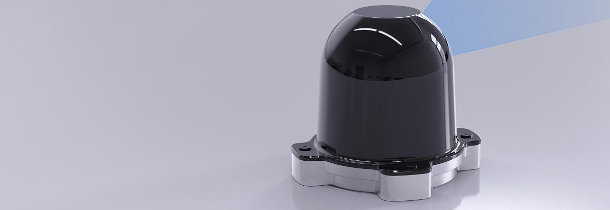 Photograph of Hesai JT16 LiDAR sensor